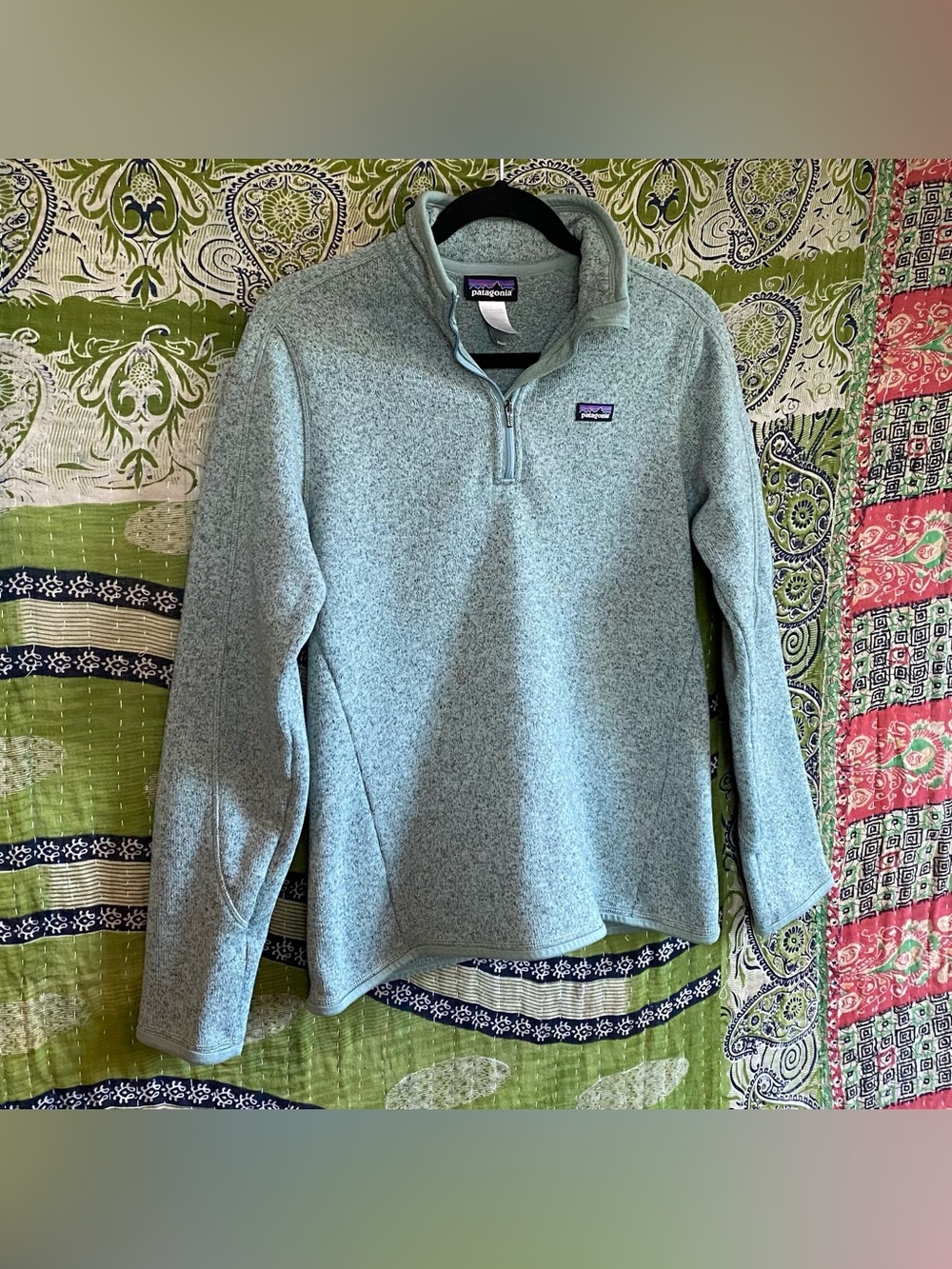 Patagonia Thin Ice Better Sweater 1/4 Zip Fleece Medium Gorpcore Outdoor - Picture 7 of 14